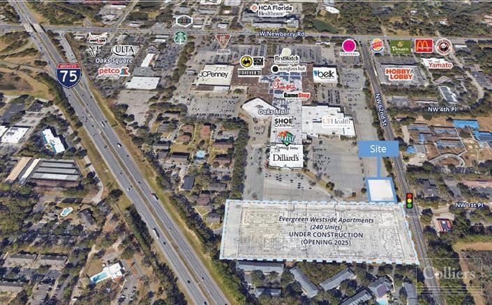 6201 W. Newberry Road - 0.7± Acre Ground Lease @ the Oaks Mall