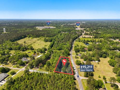 Corner Acreage with Development Potential Near I-12