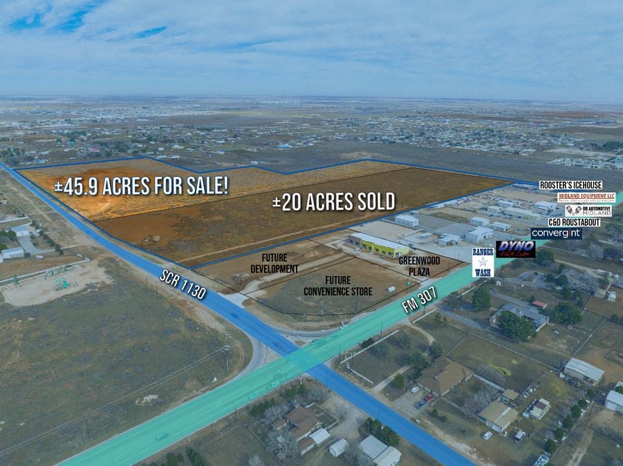 ±45.9 Acres Ready For Development!