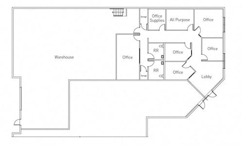 ±5,046 SF | Light Industrial Warehouse