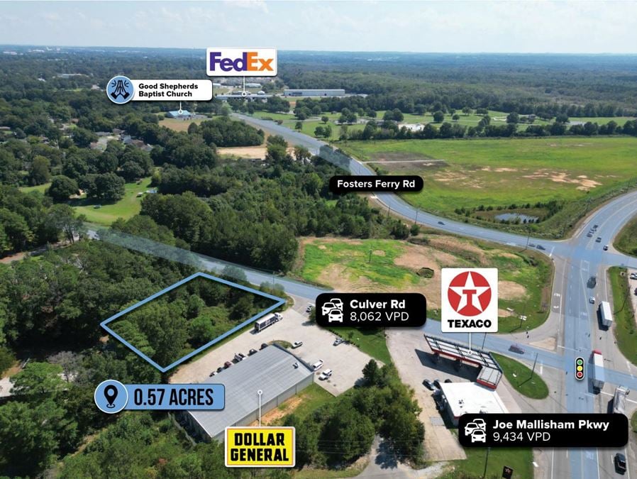 $1 Auction – 0.57 Acre Parcel | Tuscaloosa, AL | 20% Population Growth | 8K VPD