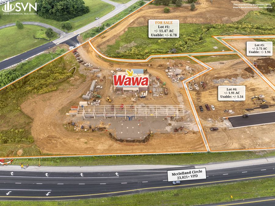 B-5 Development Land in Prime Location For Sale / Lease
