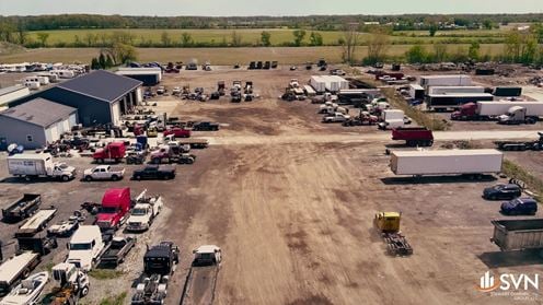 Huge Truckyard + 9 Repair Bays