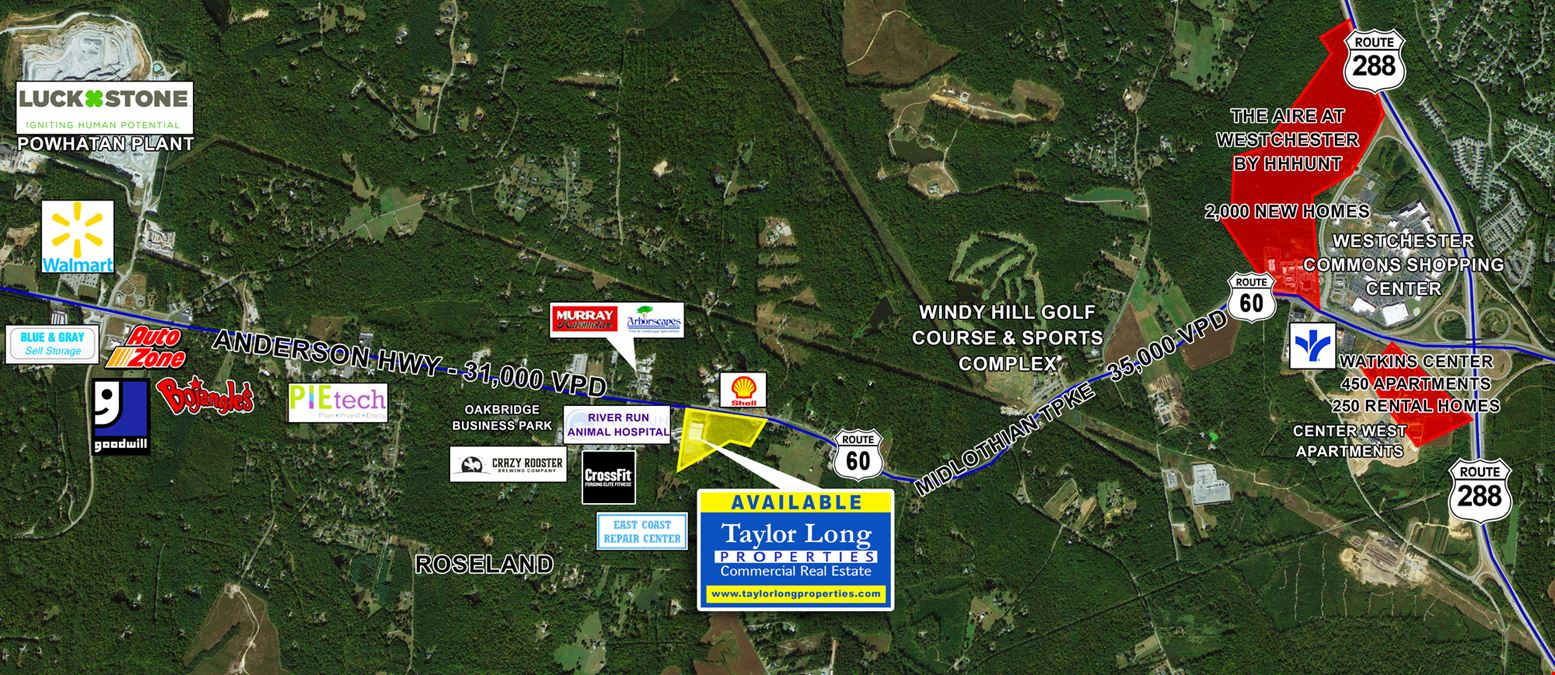 Powhatan Mixed Use Opportunity - Midlothian Tpke & Anderson Hwy