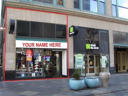 Retail space for Rent at 716 16th St. in Denver