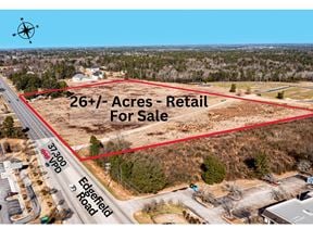 26+/- acres Retail Tract A