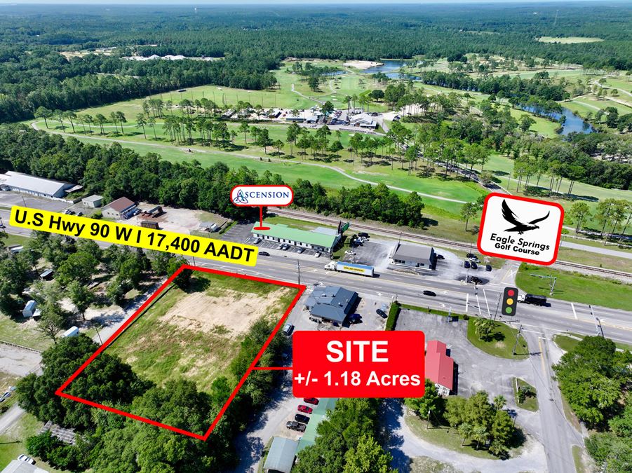 Ready-to-Build Commercial Site in  DeFuniak Springs