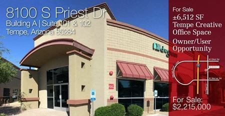 Office space for Sale at 8100 S Priest Dr. Suites 101 & 102 in Tempe