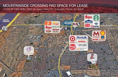 VacantLand space for Rent at 9825 W Happy Valley Road in Peoria