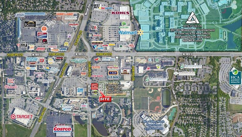 2nd Gen Drive-Thru Restaurant Available for Lease - Overland Park, KS