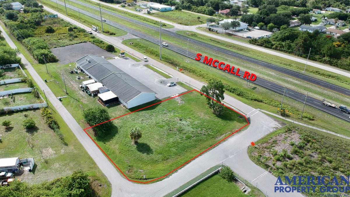 16,500 SF of commercial zoned land right next to Winn Dixie near S McCall Rd in Englewood.