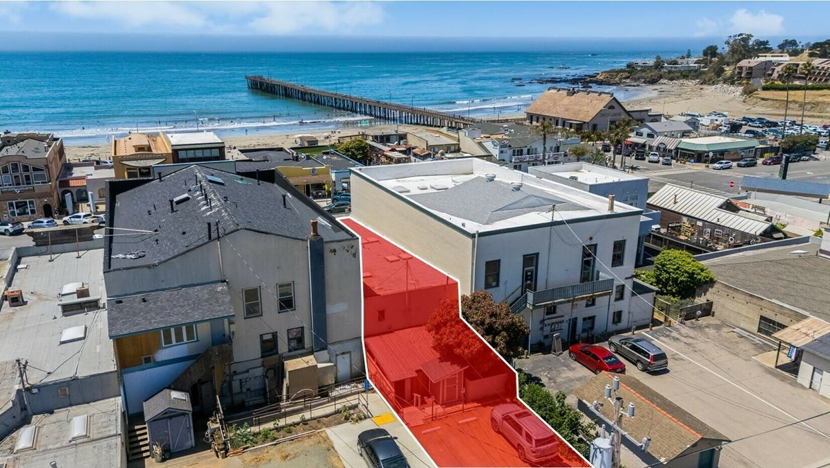 100% Fully Leased: Ground Leased Retail Building in Cayucos, CA