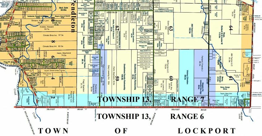 6580 & 6616 Transit Rd - 5 Acres up to 115.2+/- Acres Vacant Land