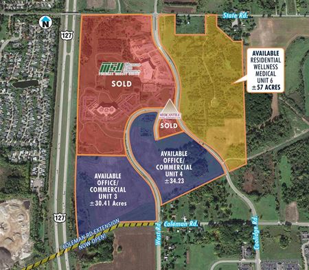 Land space for Sale at Coolidge Rd/Coleman Rd/State Rd in East Lansing