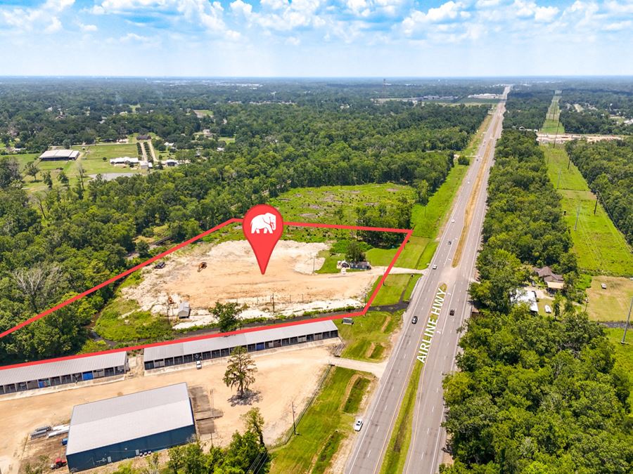 Stabilized Yard Lease, Up to 7.83 Acres along Airline Hwy