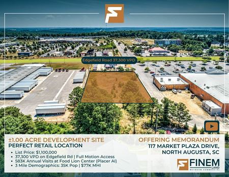 Photo of commercial space at 117 Market Plaza Drive in North Augusta
