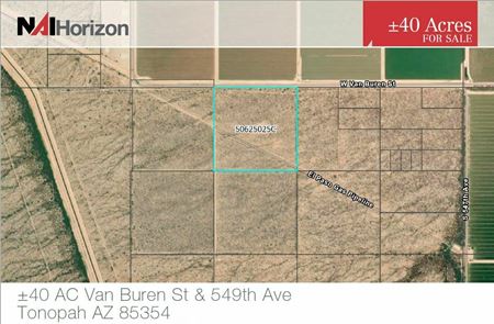 Photo of commercial space at ±40 AC Van Buren St & 549th Ave in Tonopah