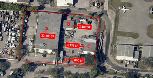 Multiple Warehouse Buildings with Outside Storage