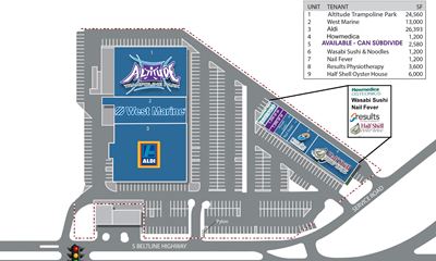 Metro Center - Retail Space for Lease