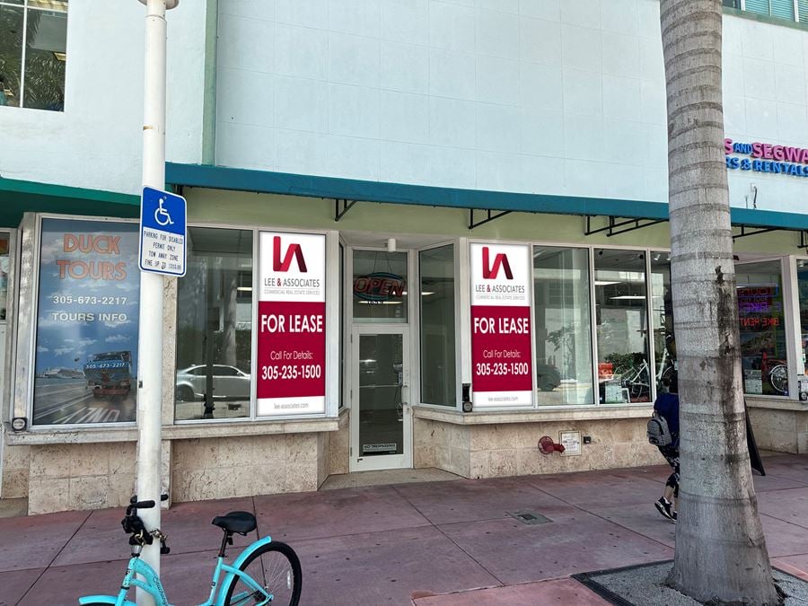 Retail Space at Lincoln Rd & James Ave | Heavy Pedestrian Area Near South Beach
