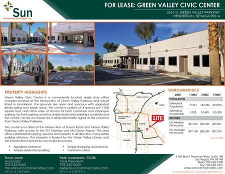 Green Valley Civic Center - Henderson