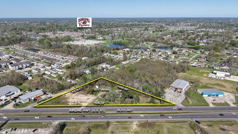 ±2.17 Acres  - 686' Airline Hwy. Frontage