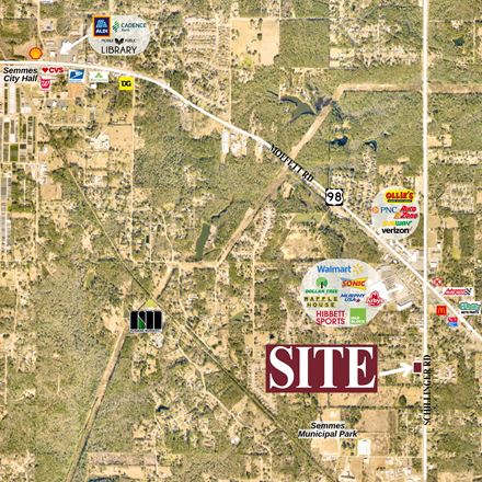 +/-2.68 acres on Schillinger Rd in Semmes