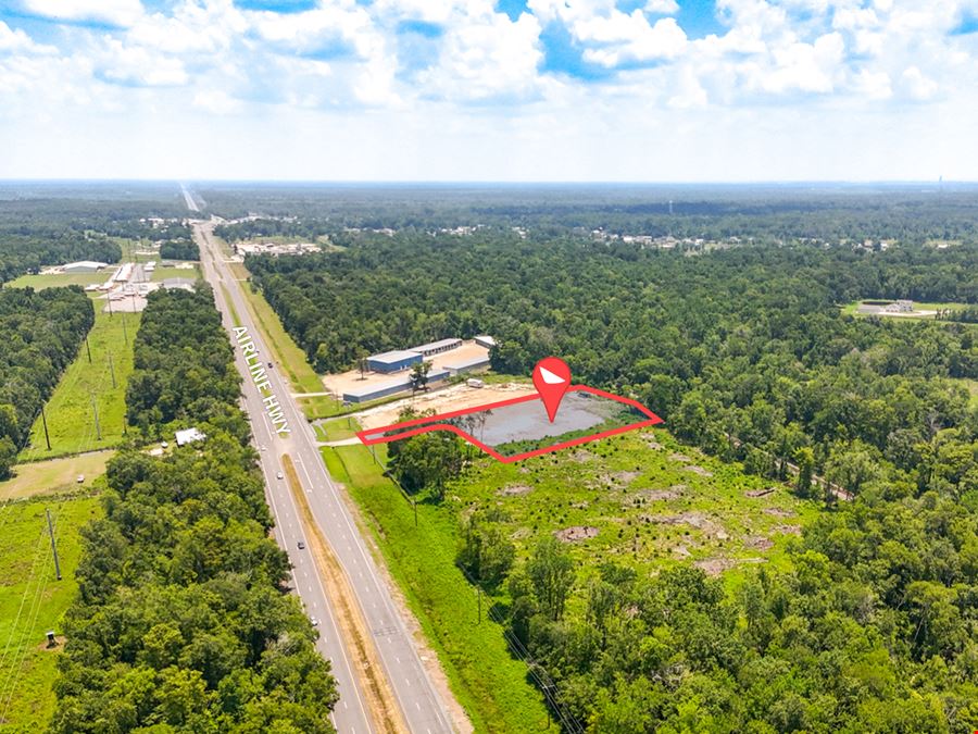 Stabilized Yard Lease, Up to 1.6 Acres along Airline Hwy