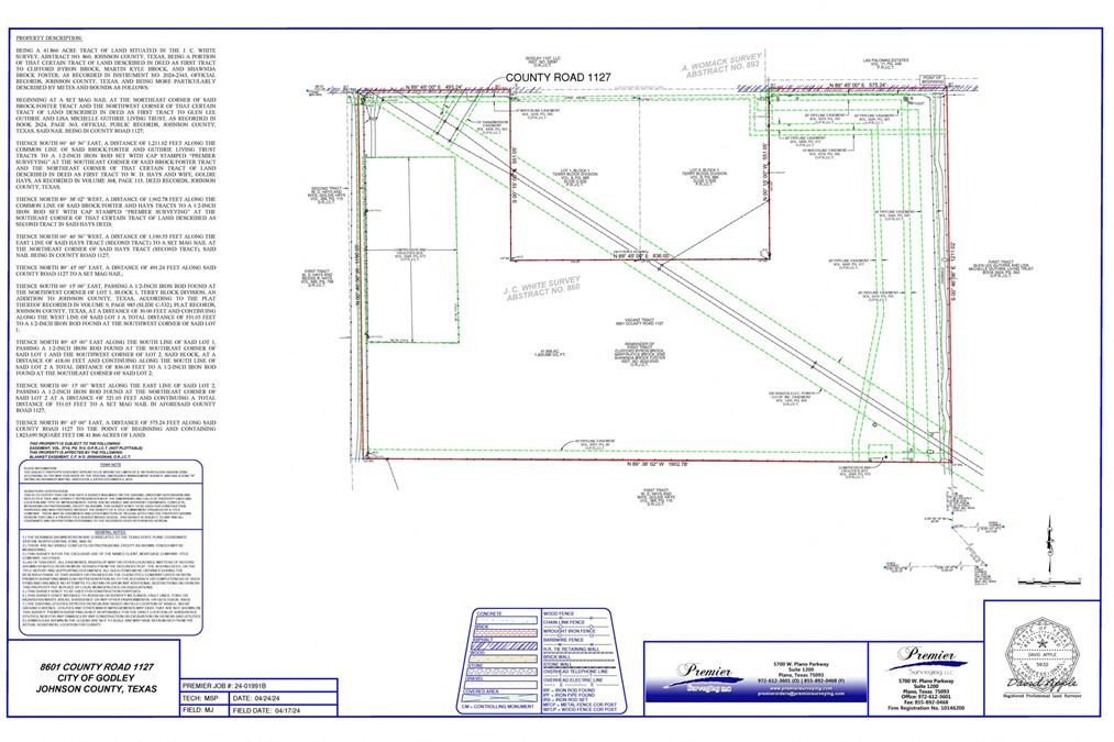 PRICE IMPROVEMENT - 2 Tracts For Sale Godley, TX