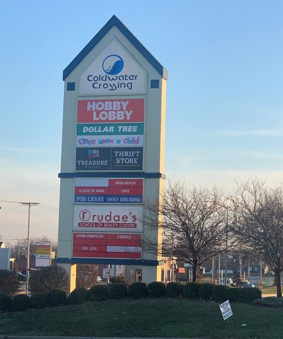 Retail Space Available in Coldwater Crossing