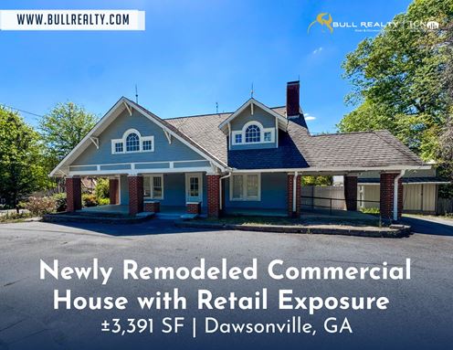 Newly Remodeled Commercial House with Retail Exposure | ±3,391 SF | Dawsonville, GA