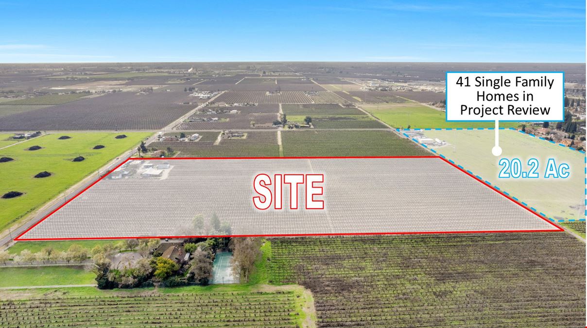 ±20.63 Acres of Vacant Residential Land in Selma, CA