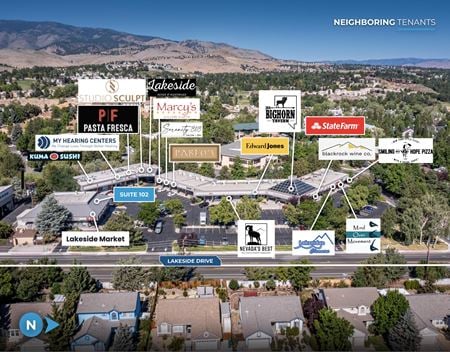 Retail space for Rent at 6147 Lakeside Drive Suite 102 in Reno