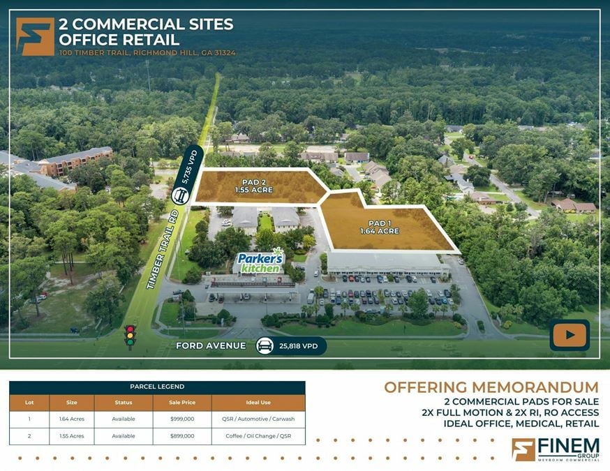 2 Commercial Sites | Office/Retail