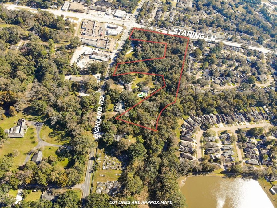 +/-9.44 Acre Lot in Opportunity Zone on Highland Rd / Staring Ln