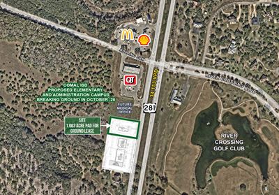 1.003 Acre Pad For Ground Lease - Hwy 281 & Rolling Creek