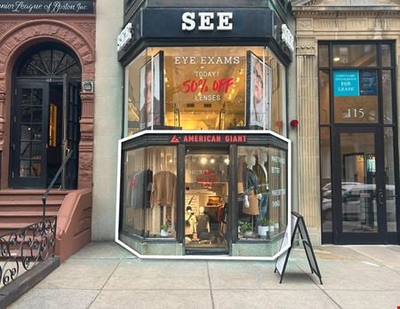 Retail space for Rent at 115 Newbury Street in Boston