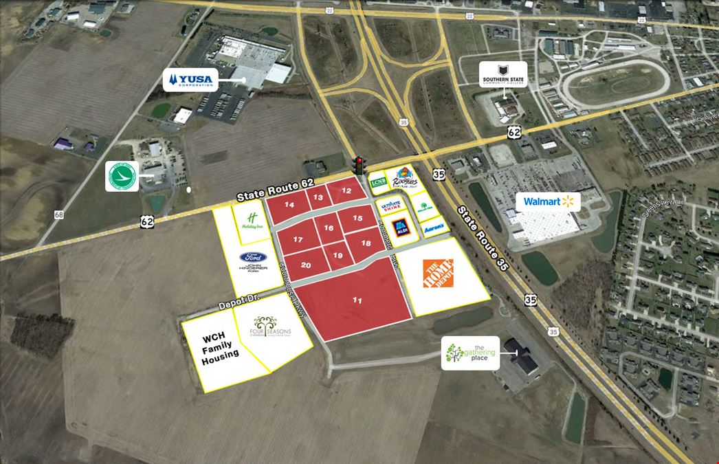Washington Court House   Outlots For Sale