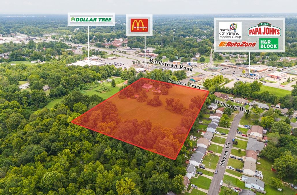 Settlers Trace Development Land at Bardstown Road