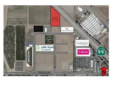 2.08 Acres CA-99 Highway Commercial Development Land