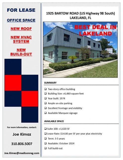 1925 Bartow Road Lakeland Florida 33801