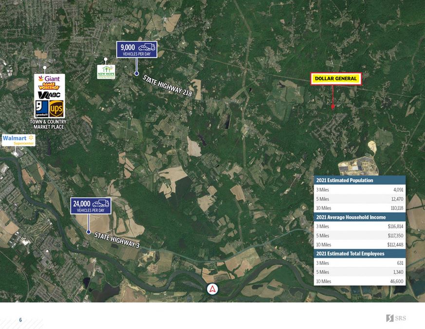 King VA Dollar General 8324 Passapatanzy Rd, Passapatanzy