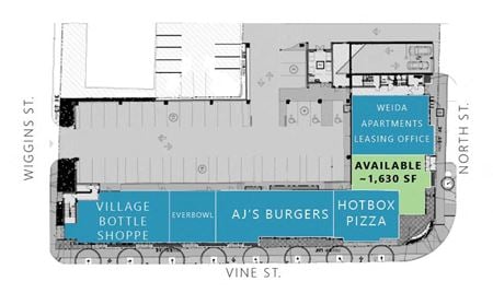 Retail space for Rent at 302 Vine St in West Lafayette