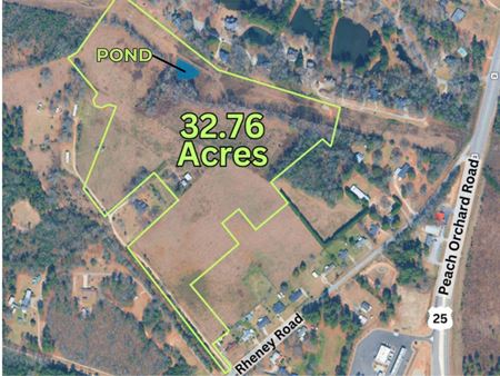 VacantLand space for Sale at 4247 Rheney Rd in Hephzibah
