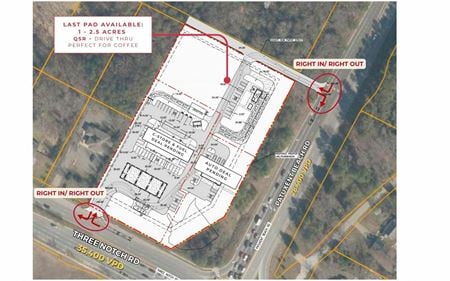VacantLand space for Rent at Three Notch Crossing in California