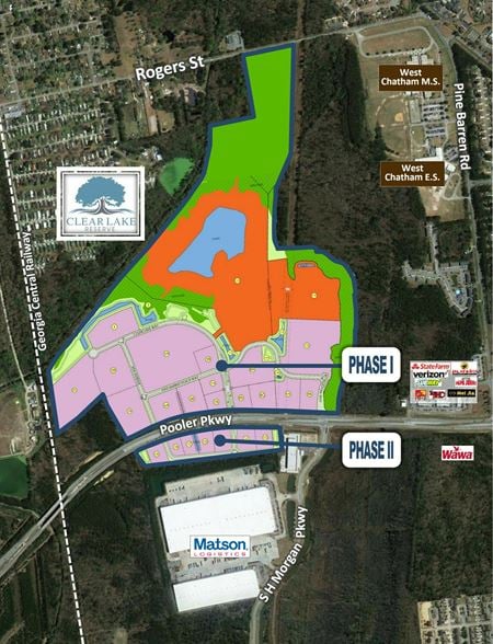 VacantLand space for Sale at Pooler Pkwy & Clear Lake Way in Pooler