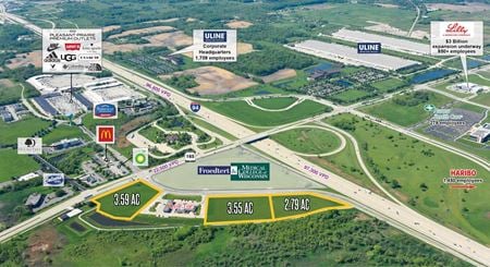 Photo of commercial space at NEQ of I-94 & Hwy 165 in Pleasant Prairie