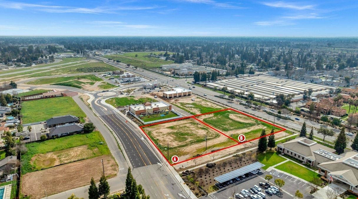 (2) Commercial Lots Located in Northwest Fresno, CA