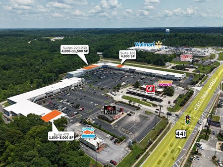 Retail space for Rent at 110-480 Banks Crossing Drive in Commerce