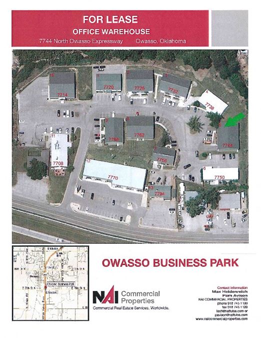 7744A Owasso Business Park 7744B North Owasso Expressway, Owasso, OK